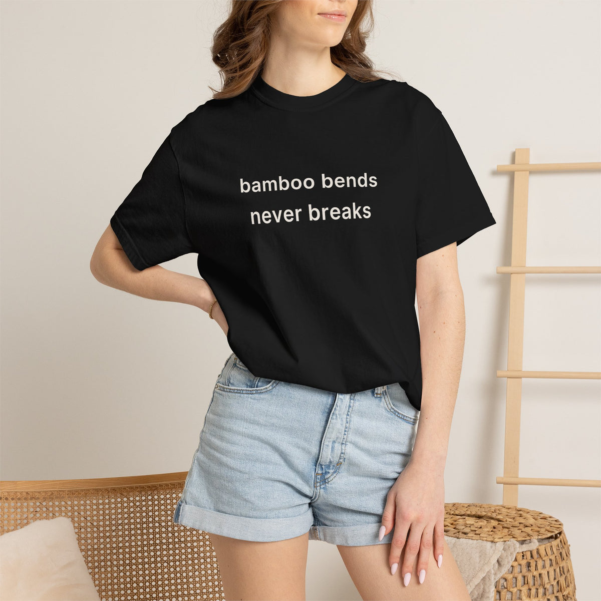 Bamboo Bends Never Breaks Tee