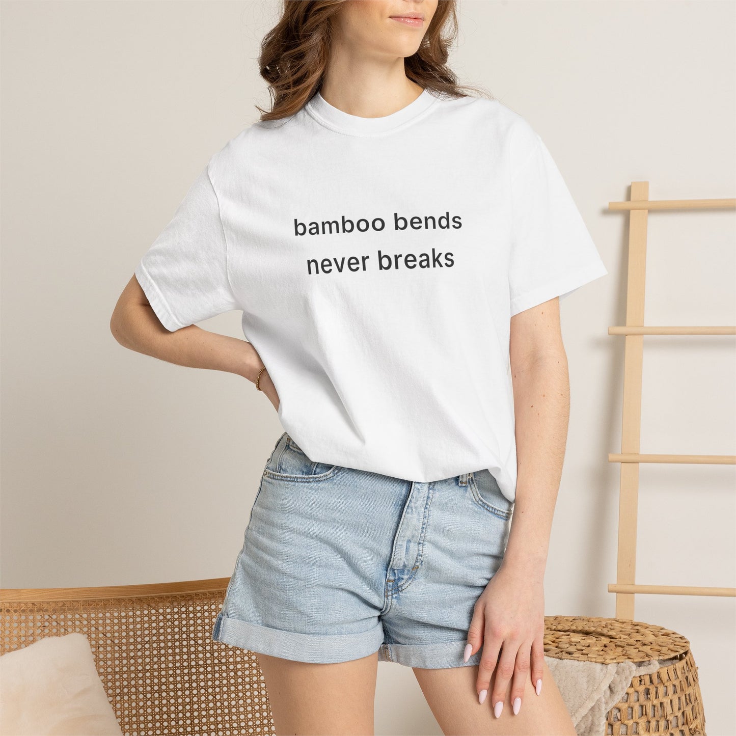 Bamboo Bends Never Breaks Tee