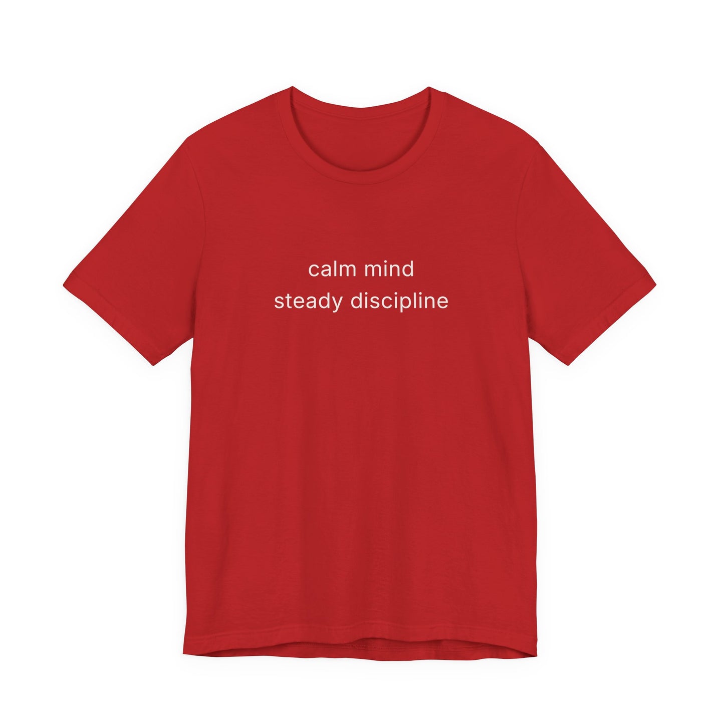 Calm Mind Steady Discipline Tee